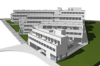 Aldara begins the works of the university student residence in Oviedo